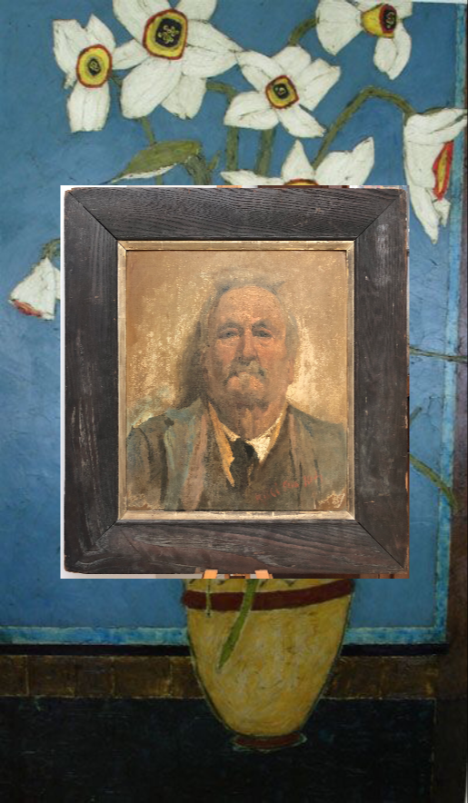 oil portrait of a man